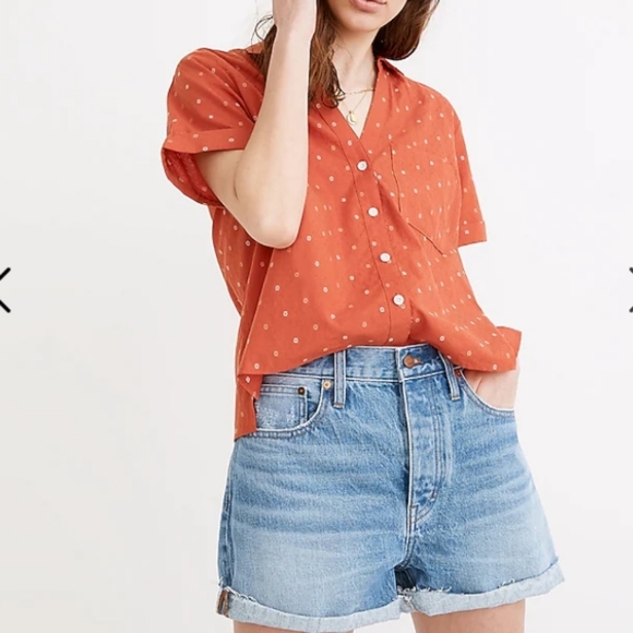 Madewell Pants - Madewell Light Blue Jean Shorts